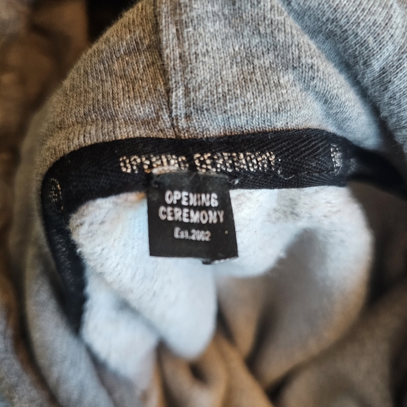 Opening Ceremony Gray Oversized Hoodie Dress Size S/M - Picture 11 of 13